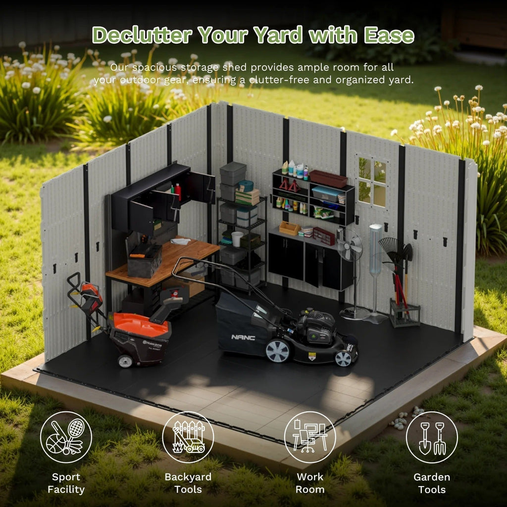 Patiowell 10x10 shed doors