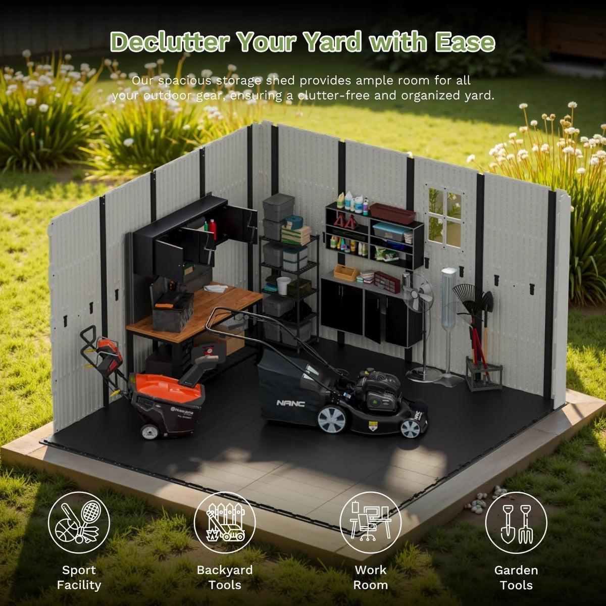 Patiowell 10x10 shed doors