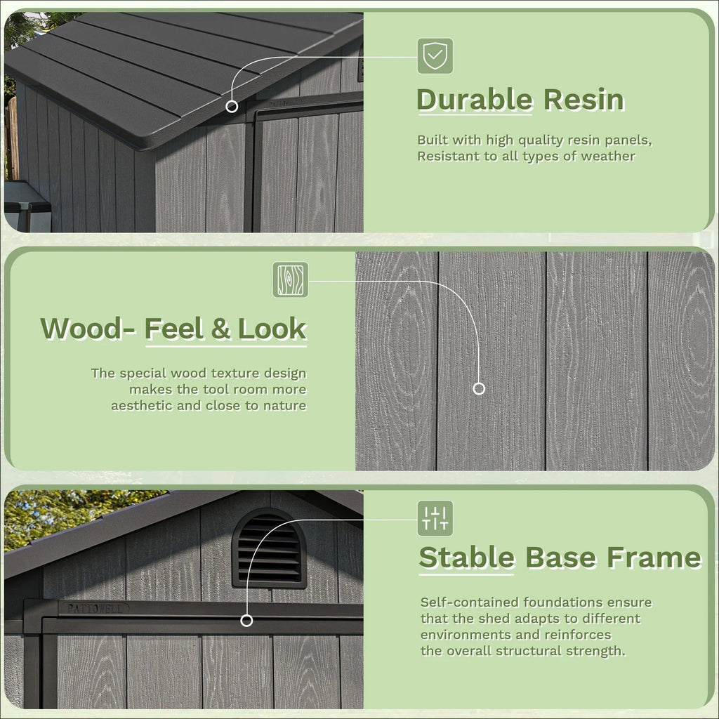 Patiowell 4x4 features