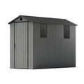 Patiowell Fit-it 4x8 garden store in dark grey