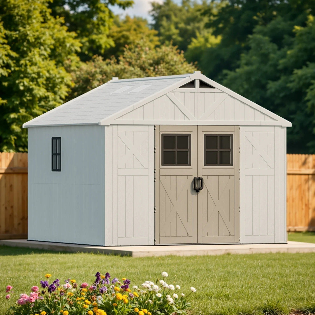 Patiowell 10x10 shed interior