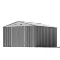 Patiowell 10x10 metal shed in grey