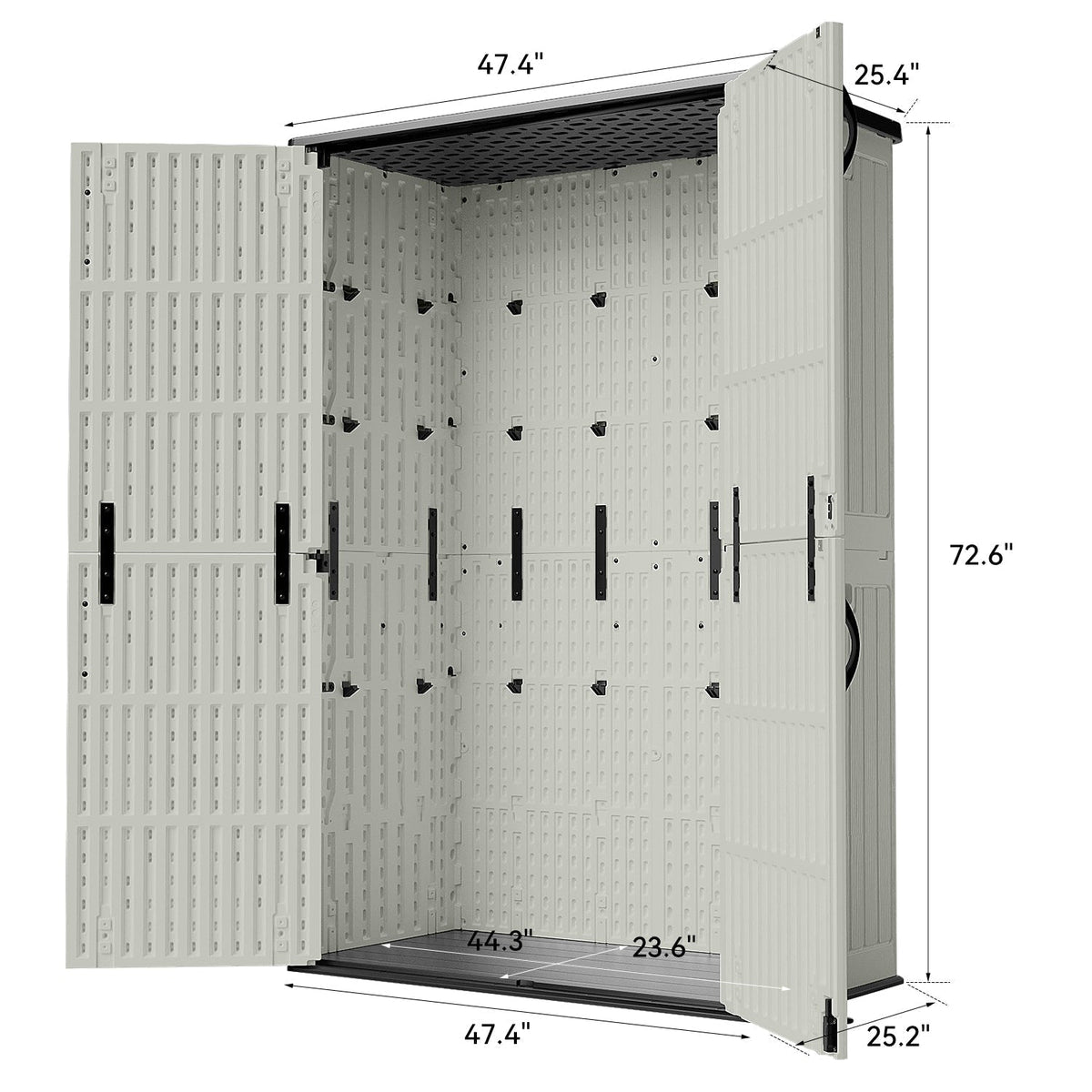 Patiowell 50 cu.ft cabinet dimensions